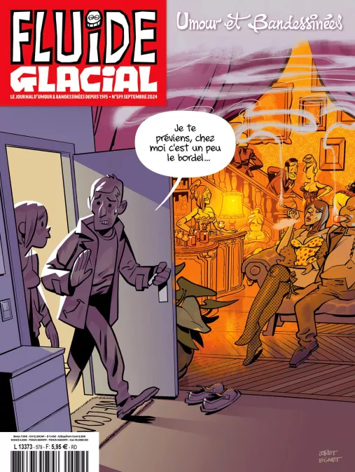 Collection MAGAZINE FLUIDE GLACIAL, série Fluide Glacial - le magazine, BD Fluide Glacial - le magazine - numéro 579